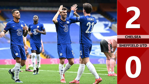 Chelsea vs Sheffield Utd: 2-0 (Tứ kết FA Cup 2020/21)