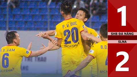 SHB Đà Nẵng  vs SLNA: 1-2 (Vòng 5 V.League 2021)