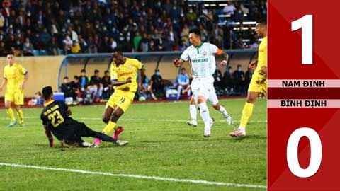 Nam Định vs Topenland Bình Định: 1-0 (Vòng 5 V.League 2021)