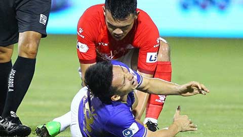 Hùng Dũng chấn thương, Hoàng Thịnh nhận án phạt nặng nhất lịch sử Việt Nam