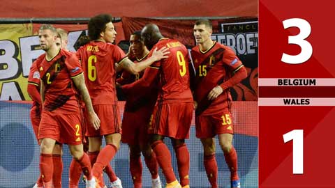 Bỉ  vs Xứ Wales: 3-1 (Bảng E vòng loại World Cup 2022)