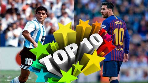 Top 10 ngôi sao xuất sắc nhất lịch sử bóng đá Argentina