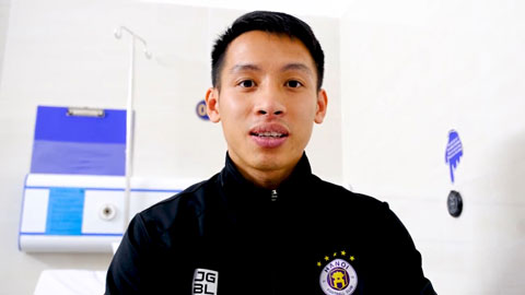 Tiền vệ Hùng Dũng: 'Tôi sẽ trở lại sớm thôi'