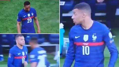 Mbappe chẳng hiểu gì khi Martial phớt lờ, không thèm bắt tay mình khi bị thay ra