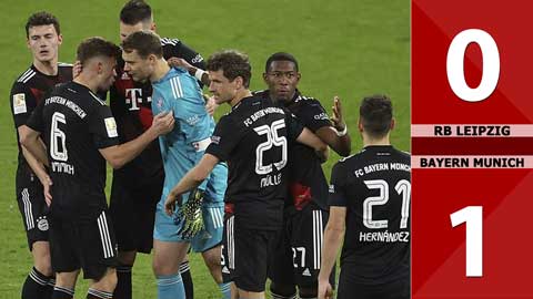 RB Leipzig vs Bayern Munich: 0-1 (Vòng 27 Bundesliga 2020/21)