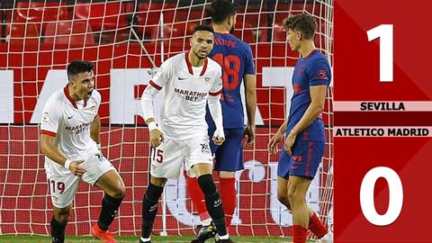 Sevilla vs Atletico Madrid: 1-0 (Vòng 29 La Liga 2020/21)