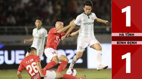 Hà Tĩnh 1-1 Bình Định (Vòng 8 V.League 2021)