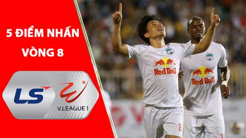 Top 5 điểm nhấn tại vòng 8 V.League 2021