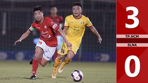 TP.HCM vs SLNA: 3-0 (Vòng 8 V.League 2021)