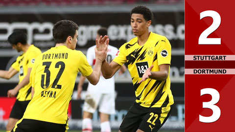 Stuttgart vs Dortmund: 2-3 (Vòng 28 Bundesliga 2020/21)