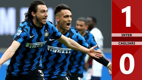 Inter vs Cagliari: 1-0 (Vòng 30 Serie A 2020/21)