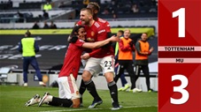 Tottenham vs MU: 1-3, Cavani và Greenwood giúp Quỷ đỏ ngược dòng ngoạn ngục