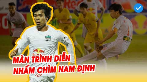Cận cảnh: Công Phượng và màn trình diễn điểm 10 nhấn chìm Nam Định