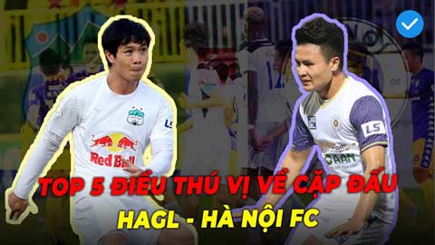 5 điều thú vị về cặp đấu HAGL vs Hà Nội FC: Hai 'mãnh hổ' không đội trời chung