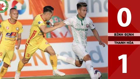 Bình Định vs Thanh Hóa: 0-1 (Vòng 10 V.league 2021)