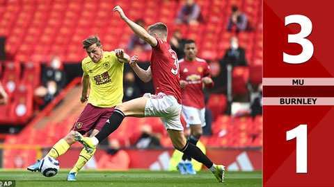 MU vs Burnley: 3-1, thắng lợi vất vả