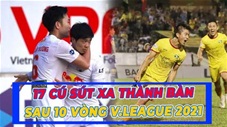 17 cú sút xa thành bàn sau 10 vòng V-League 2021: Toàn siêu phẩm tầm cỡ thế giới