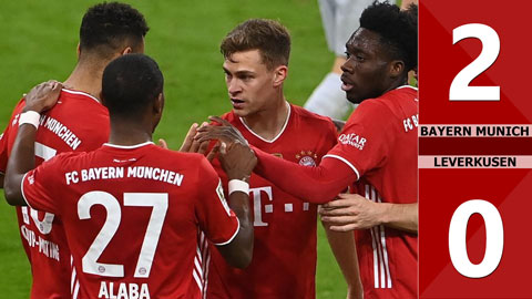 Bayern Munich vs Leverkusen: 2-0 (Vòng 30 Bundesliga 2020/21)