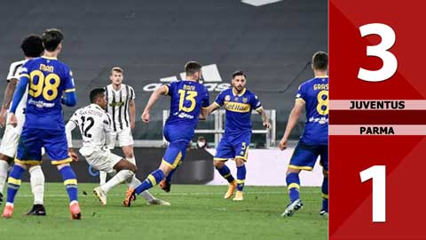 Juventus vs Parma: 3-1 (Vòng 32 Serie A 202/21)