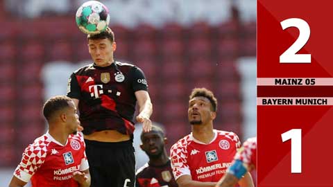 Mainz vs Bayern Munich: 2-1 (Vòng 31 Bundesliga 2020/21)