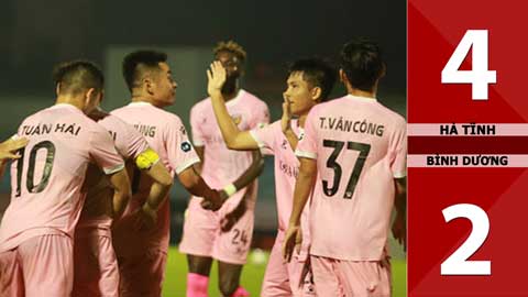 HL Hà Tĩnh vs B.Bình Dương: 4-2 (Vòng 11 V.league 2021)