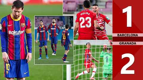 Barca vs Granada: 1-2 (Vòng 33 La Liga 2020/21)