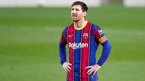 Messi không ghi bàn trong pha đối mặt thủ môn