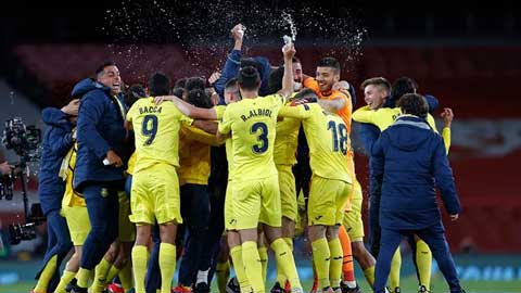 Loại Arsenal, Villarreal ăn mừng như vô địch khi lần đầu vào chung kết Europa League