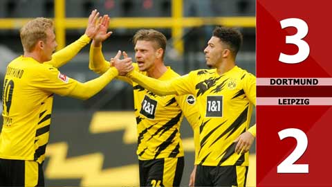 Dortmund vs Leipzig: 3-2 (Vòng 32 Bundesliga 2020/21)