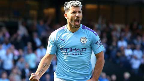 Aguero lập kỷ lục trong ngày Man City đăng quang