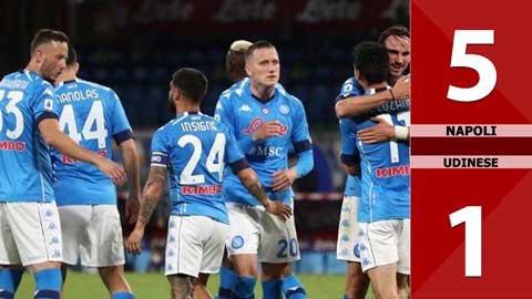 Napoli vs Udinese: 5-1 (Vòng 36 Serie A 2020/21)