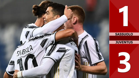 Sassuolo vs Juventus: 1-3 (Vòng 36 Serie A 2020/21)