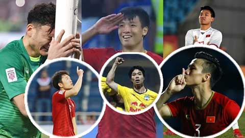 Những màn ăn mừng đã trở thành biểu tượng của cầu thủ Việt Nam
