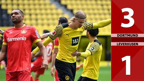 Dortmund vs Bayer Leverkusen: 3-1 (Vòng 34 Bundesliga 2020/21)