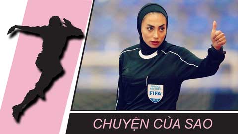 Chuyện của sao 24/5: Bất ngờ với nữ trọng tài Iran xinh đẹp bắt trận futsal Việt Nam đấu Lebanon