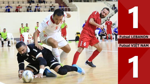 Futsal Lebanon vs Futsal Việt Nam: 1-1 (Lượt về play-off futsal World Cup 2021)