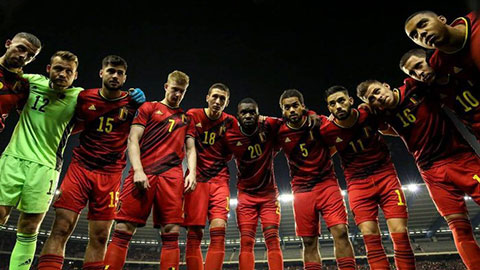 Góc thống kê: Bỉ sẽ vô địch EURO 2020