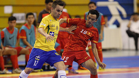 Futsal Việt Nam từng gây chấn động khi đánh bại Brazil 8 năm trước