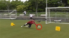 Đặng Văn Lâm phản xạ tuyệt vời với bài tập bắt trái bóng tennis