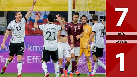 Đức vs Latvia: 7-1 (Giao hữu quốc tế 2021)