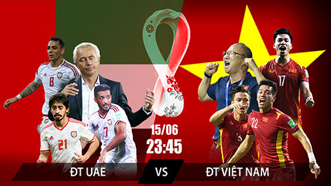 UAE vs Việt Nam: Quyết chiến vì ngôi đầu bảng