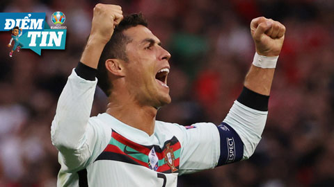 Điểm tin EURO 16/6: Ronaldo đi vào lịch sử EURO