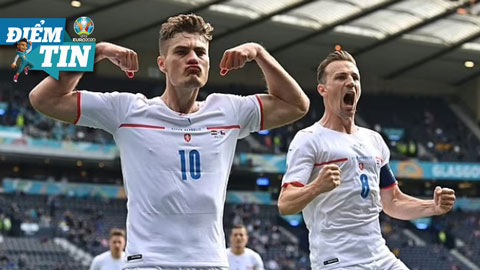 Điểm tin EURO 19/6: Patrik Schick vượt Ronaldo dẫn đầu Vua phá lưới EURO