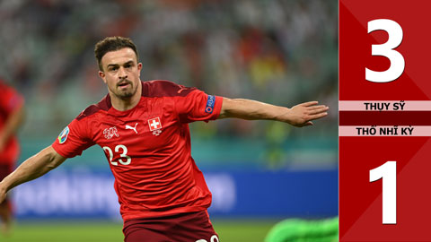 Thụy Sỹ vs Thổ Nhĩ Kỳ: 3-1, cú đúp của Shaqiri