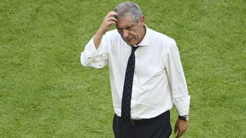 ĐT Bồ Đào Nha: Thất bại của Fernando Santos