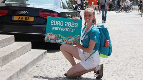 EURO 2020: Tình nguyện viên Hà Lan lan tỏa năng lượng tích cực