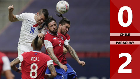 Chile vs Paraguay: 0-2 (Bảng A Copa America 2021)