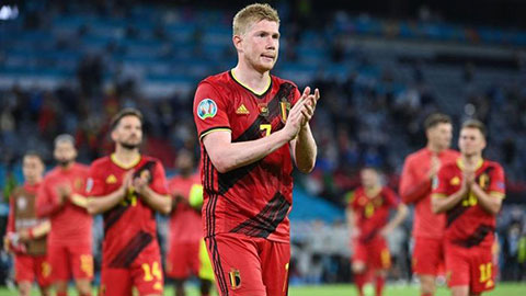 De Bruyne và nỗi đau ngày Bỉ bị loại tại EURO 2020