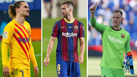 10 cầu thủ có nguy cơ bị Barca bán để giữ chân Messi