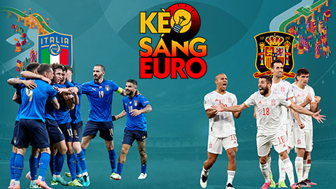 KÈO sáng EURO 2020 ngày 6/7: Đầu tư cửa nào ở đại chiến Italia vs Tây Ban Nha